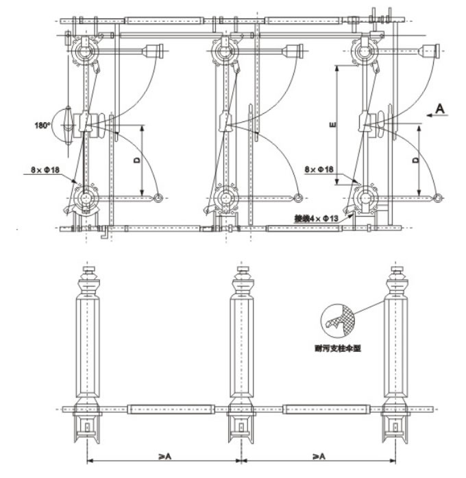 GW4系列户外高压隔离开关
