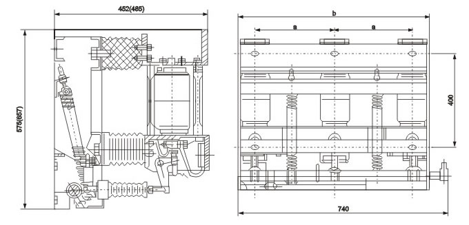 ZN28A-12、ZN28-12G系列户内高压真空断路器